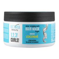 Victoria Beauty 1,2,3! Curls! Kaukė garbanotiems plaukams su kokosų aliejumi, 250ml