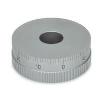 Svarstyklių žiedas GN 164-40-R14-MCR - plienas, chromuotas, matinis