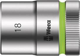 Lizdinis raktas (lizdas) trumpas 1/2" Zyklop 18.0 MM Type 8790 HMC WERA