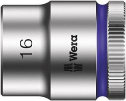 Kištukinis raktas (lizdas) trumpas 3/8" Zyklop 16.0 MM Tipas 8790 HMB WERA