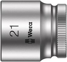 Kištukinis raktas (lizdas) trumpas 3/8" Zyklop 21.0 MM Tipas 8790 HMB WERA