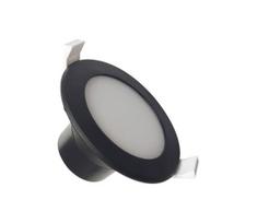 LED įleidžiamas lubinis vonios šviestuvas LED/7W/230V 4000K juoda IP44
