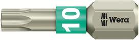WERA nerūdijančio plieno Torx antgalis TX10x25 mm, tipas 3867/1 TS