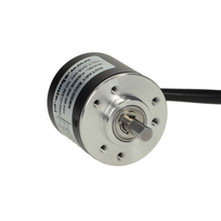 PIB3806-200-G5-24-C prieauginis rotacinis enkoderis, 200 imp/ap., 5-24 VDC, fi38mm, 6 mm velenas, OC, Wagney