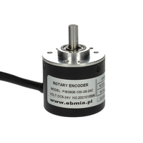PIB3806-100-G5-24-C prieauginis rotacinis enkoderis, 100 imp/ap., 5-24 VDC, fi38mm, 6 mm velenas, OC, Wagney