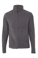 Džemperis su užtrauktuku FLEECE MK610V, pilkas, dydis XL