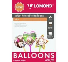 Oro balionai Lomond Inkjet Printable Baloons rašaliniams sp. A3+, 9 lapų (Ball/Heart/Star) dvipusis