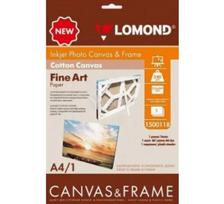 Lininė drobė su porėmiu Lomond Frame + Fine Art Canvas Ultra Bright 340g/m2 A4, 1 Lapas (komplektas)