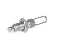 Indeksavimo kaištis GN 717-8-M12x1.5-DK-NI - nerūdijantis plienas