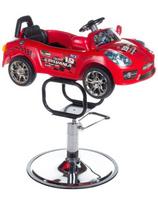 X Salon vaikiška kirpimo kėdė hidraulinė Baby Car raudona