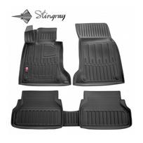 Guminiai 3D kilimėliai BMW 5 Touring (E61) 2004-2010 (Juodos spalvos)