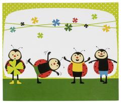 1x25 Daiber Ladybug 13x18 Children Portrait folders 13308