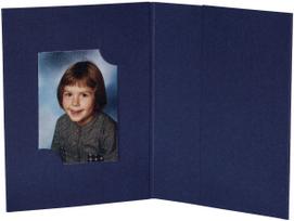 1x100 Daiber Folders , blue for passport pictures, 3 sizes