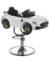X Salon vaikiška kirpyklinė kėdė hidraulinė Mercedes balta