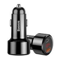 Baseus Series su LED ekranu ir 2 USB Quick Charge 45W automobilinis ikroviklis