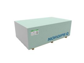Žalia gipskartonio plokštė NORGIPS Q GKBI H2 12,5x1200x2000 (2.4m2/vnt)
