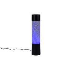 Stalinis LED šviestuvas REALITY Glitter, 0,9W, RGB, juodos sp., ø7 x 34 cm