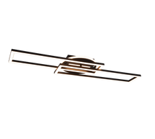 Lubinis LED šviestuvas REALITY Twister, 30W, 2700-6000 K, 4500 lm, juodos sp., 24x90x8 cm