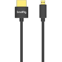 SmallRig 3043 Micro HDMI to Full HDMI Cable Ultra Slim 4K 55cm (D to A)