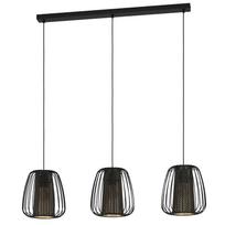 Pakabinamas šviestuvas EGLO Curasao, 3 x E27, 40W, juodos/ aukso sp., 99,5 x 23,5 x 110 cm