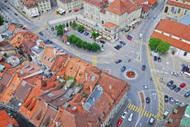 Plakatas Miestai 1355; Dydis A2, A1, A0 formato