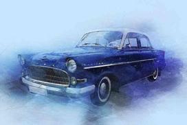 Drobė AutoMoto 1063; 40x60cm, 60x90cm, 80x120cm, 100x150cm