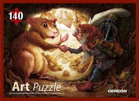 Dėlionė Gereon Puzzle 140 elementai - žiurkėno susitikimas