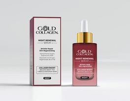 Gold Collagen naktinis atsinaujinimą skatinantis serumas (Night Renewal)