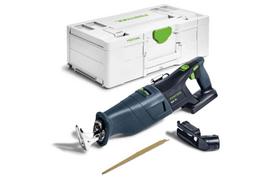 Akumuliatorinis tiesinis pjūklas Festool RSC 18 EB-Basic 18 V; (be akumuliatoriaus ir pakrovėjo)