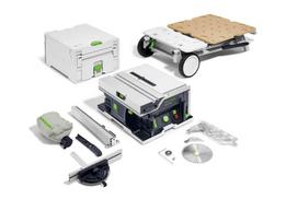 Išilginio pjovimo staklės Festool CSC SYS 50 EBI-Basic-Set; 2x 18 V; (be akumuliatoriaus ir pakrovėjo)