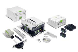 Išilginio pjovimo staklės Festool CSC SYS 50 EBI-Plus; 18 V; 2x5,0 Ah akum.