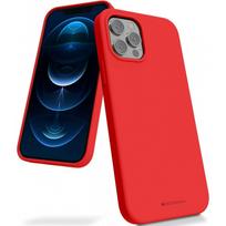 Raudonos spalvos dėklas "Mercury Silicone Case" telefonui iPhone 15 Plus