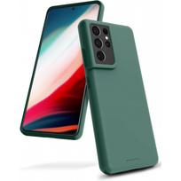 Žalias dėklas "Mercury Silicone Case" telefonui iPhone 15 Plus