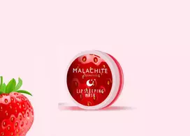 Lūpų kaukė MALACHITE COSMETICS "STRAWBERRY", 8ml