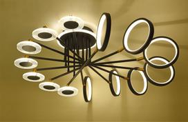 Pakabinamas LED šviestuvas BALTIK GAISMA, 102W,3000-6000K,4586lm,dimer.,juodos sp.,110x27cm,su pultu
