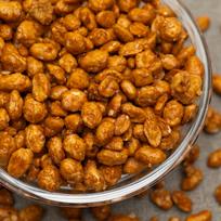 Kepinti karamelizuoti obuolių ir cinamono skonio žemės riešutai, 1 kg