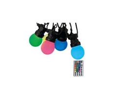 LED RGB Lauko girlianda STRING 13 m 15xLED/0,5W/230V IP44