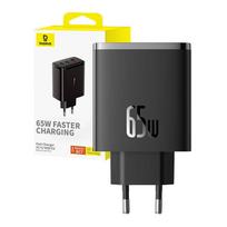 Baseus Wall charger OS-Cube Pro 2xUSB-C + USB, 65W (black)
