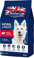 BUTCHER'S Natural and Healthy with beef - sausas maistas šunims - 10 kg