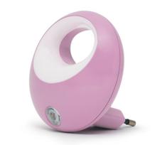 LED Lizdo orientacinė lemputė su jutikliu LED/1W/230V rausva
