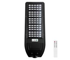 LED saulės energijos gatvės lempa VIA 200W/20000 mAh 3,2V 6000K IP54 + nuotolinio valdymo pultas