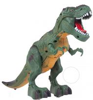 Interaktyvus T-rex dinozauras šviečia, riaumoja, vaikšto