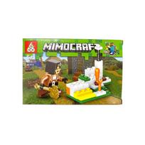 Lego Minecraft stiliaus konstruktorius - bronzinis karys