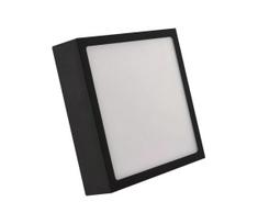 LED Lubinis šviestuvas LED/12,5W/230V 3000/3500/4000K 17x17 cm juodas