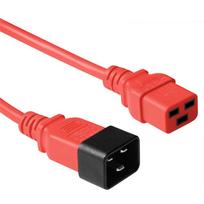 MicroConnect Red power cable C20 to C19,  1,8M