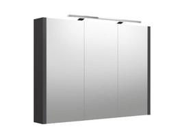 URBAN, Veidrodinė spintelė su apšvietimu LED, IP44, 100 cm, pilka matinė