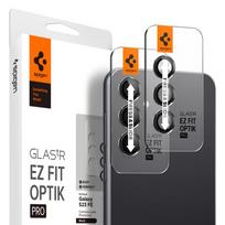 Juodos spalvos kameros apsauga "Spigen Optik.Tr Ez Fit Camera Protector" (2vnt.) telefonui Samsung Galaxy S23 FE