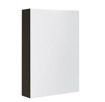 SCANDIC, spintelė su veidrodžiu, 50cm, juodas ąžuolas