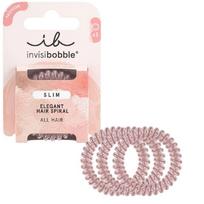 Gumytės plaukams Invisibobble Slim Pink Monocle, IB-SL-PA-3-1003, 3 vnt.