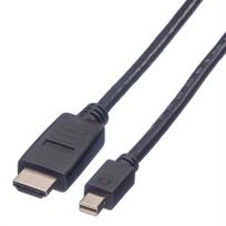 Value Mini Displayport Cable, Mini  Dp-Hdtv, M/M, 3 M
